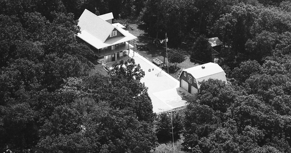Vintage Aerial photo from 1992 in Gasconade County, MO