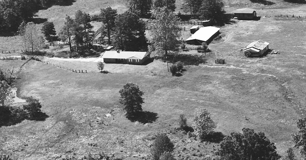 Vintage Aerial photo from 1984 in Jefferson County, AR