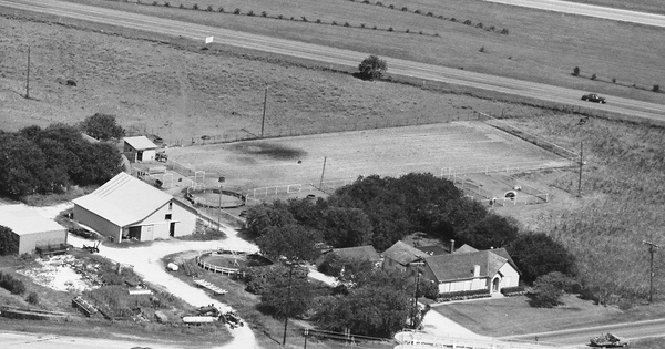 Vintage Aerial photo from 1986 in Nueces County, TX