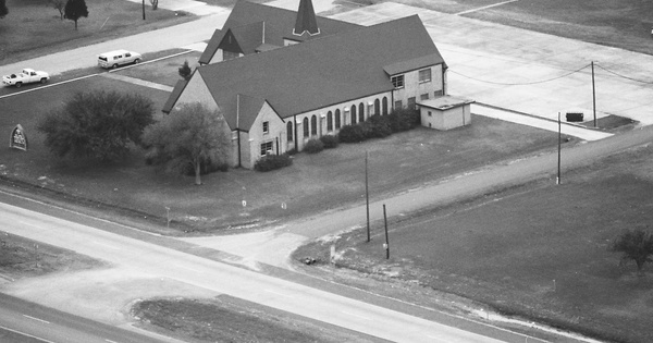 Vintage Aerial photo from 1989 in Chambers County, TX