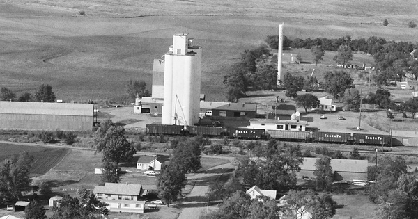 Vintage Aerial photo from 1982 in Kingman County, KS