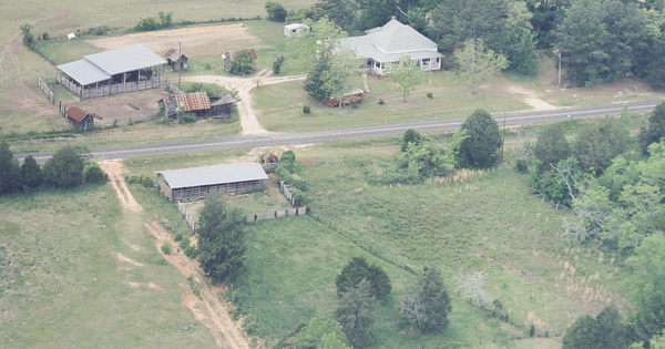 Vintage Aerial photo from 1997 in Lee County, AL