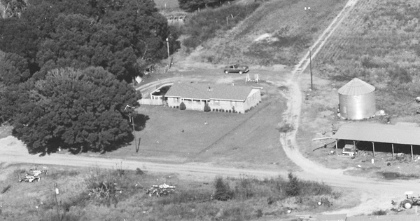 Vintage Aerial photo from 1981 in Miller County, GA