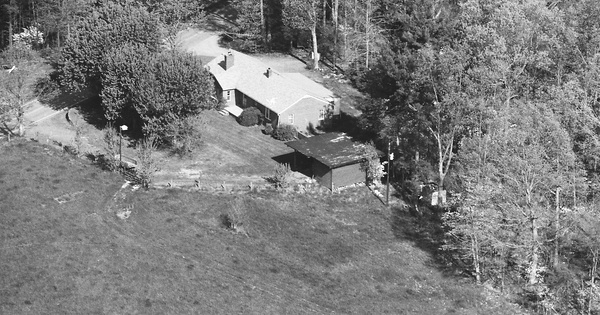 Vintage Aerial photo from 1988 in Madison County, NC