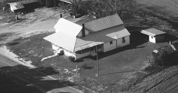 Vintage Aerial photo from 1984 in Evans County, GA