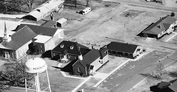 Vintage Aerial photo from 1990 in Anson County, NC