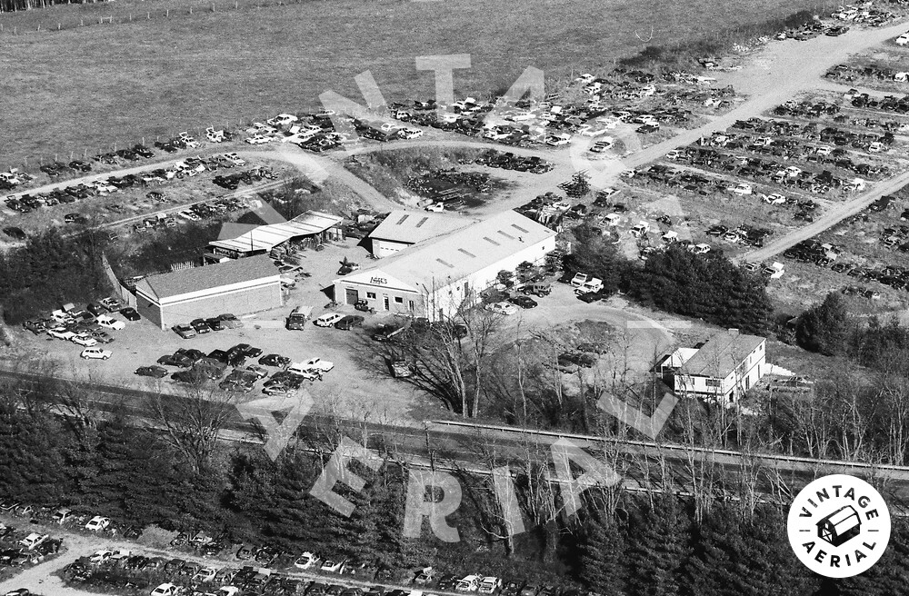 Vintage Aerial Virginia Montgomery County 1990 43CMO24