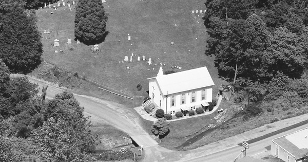 Vintage Aerial photo from 1989 in Marshall County, WV