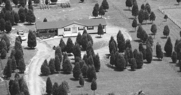 Vintage Aerial photo from 1986 in Spotsylvania County, VA