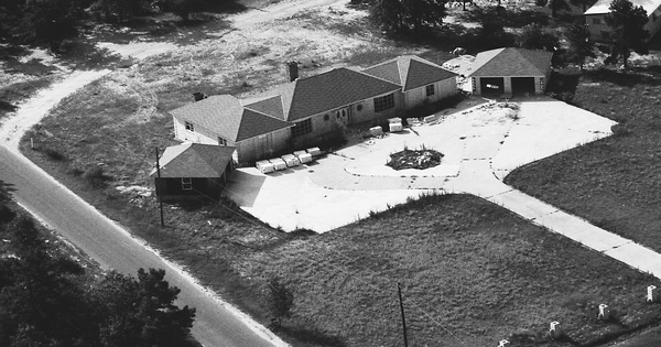Vintage Aerial photo from 1983 in Edgefield County, SC