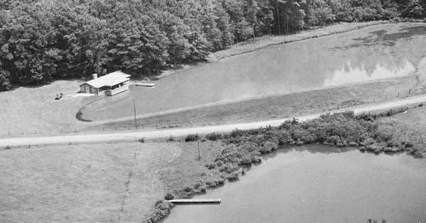 Vintage Aerial photo from 1982 in Upson County, GA