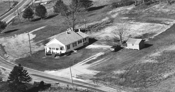 Vintage Aerial photo from 1990 in Botetourt County, VA