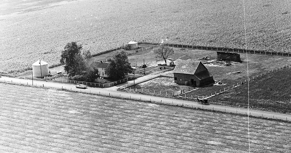 Vintage Aerial photo from 1966 in Douglas County, IL