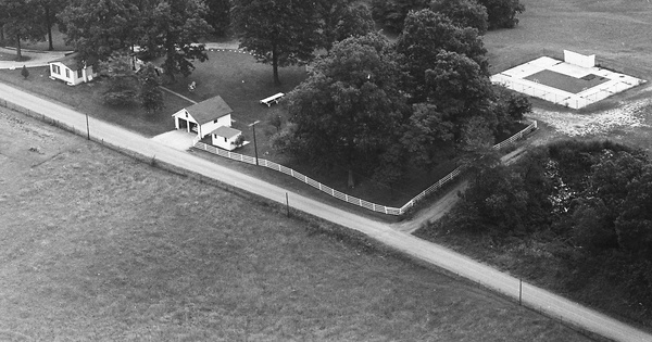 Vintage Aerial photo from 1971 in Ashland County, OH
