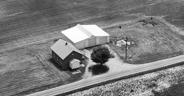 Vintage Aerial photo from 1982 in Seneca County, OH