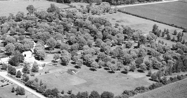 Vintage Aerial photo from 1984 in Sandusky County, OH