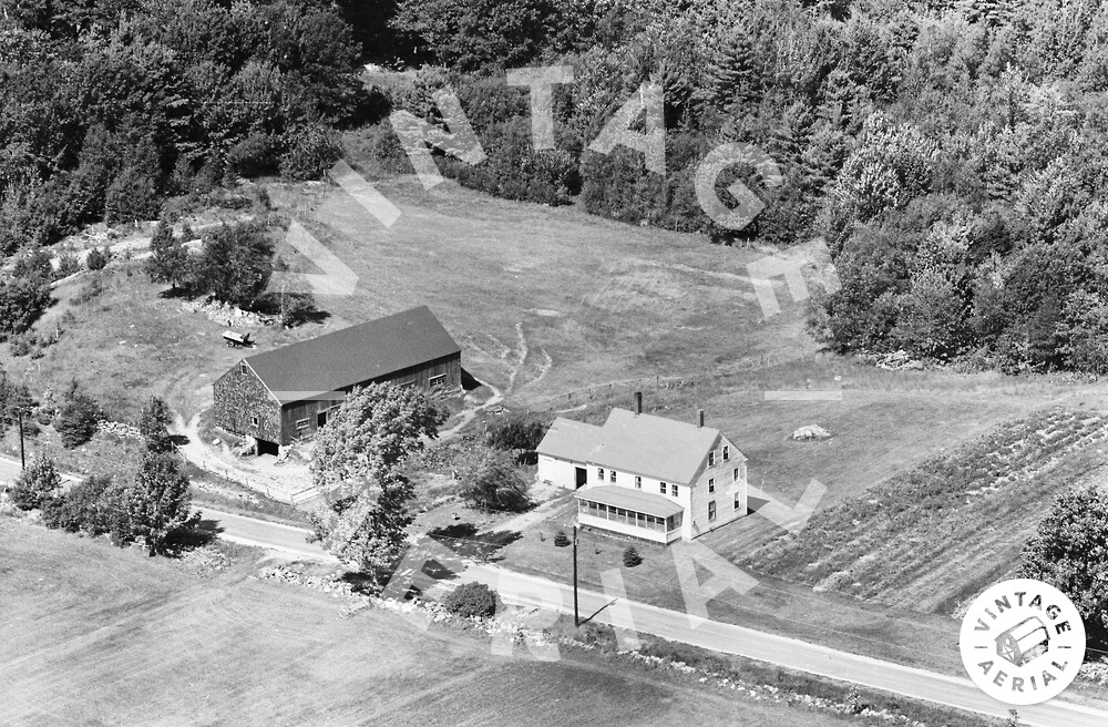 Vintage Aerial New Hampshire Strafford County 1963 8TST11