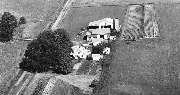 Vintage Aerial photo from 1976 in Adams County, OH