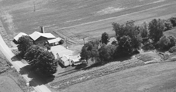 Vintage Aerial photo from 1982 in Wyoming County, NY