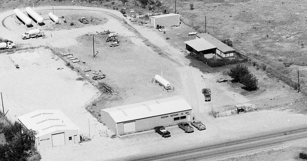 Vintage Aerial photo from 1989 in Crockett County, TX