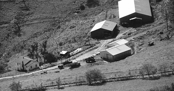 Vintage Aerial photo from 1985 in Preston County, WV