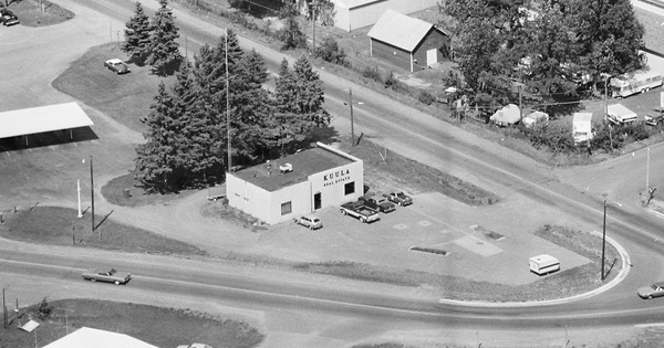 Vintage Aerial photo from 1980 in Barron County, WI