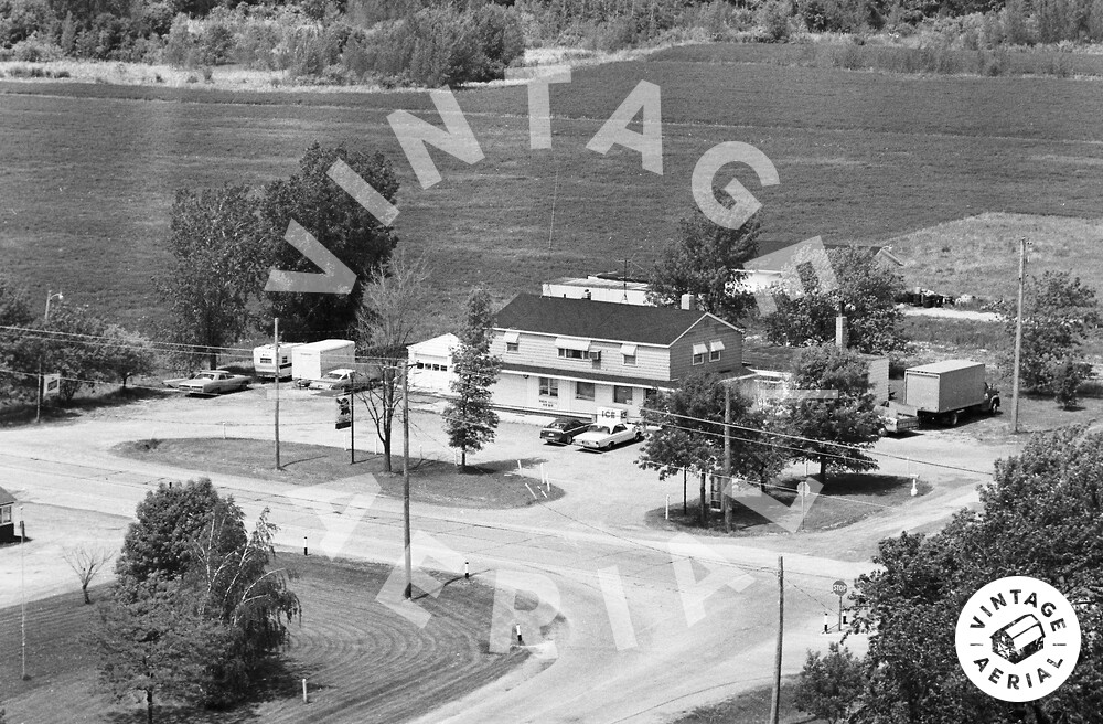 Vintage Aerial Wisconsin Calumet County 1977 5PCA7