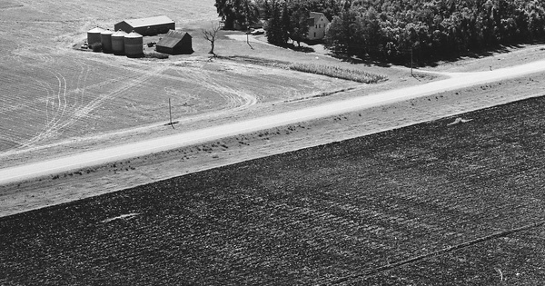Vintage Aerial photo from 1978 in Yellow Medicine County, MN