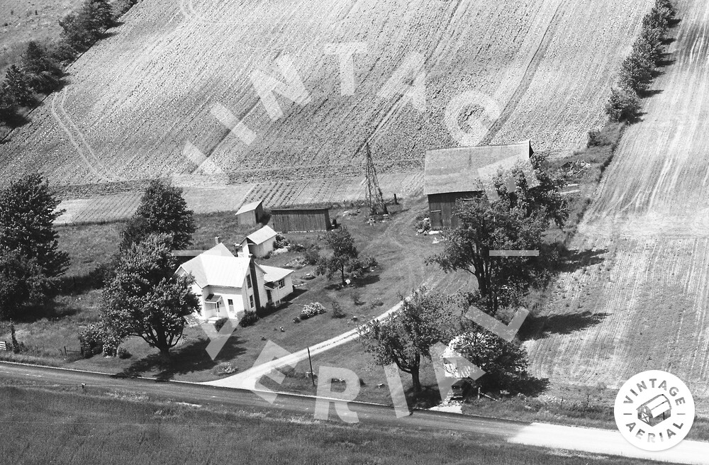 Vintage Aerial Ohio Morrow County 1968 22OMO18