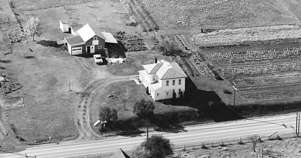Vintage Aerial photo from 1966 in Stark County, OH
