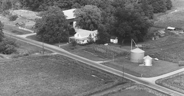 Vintage Aerial photo from 1978 in Clark County, IL