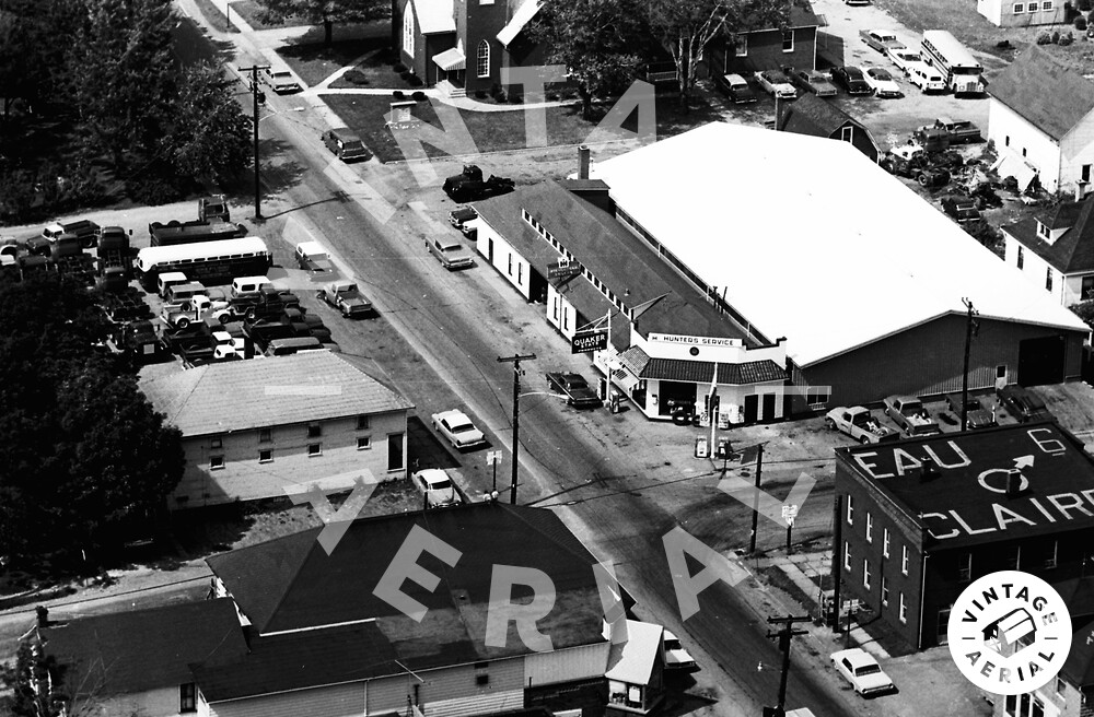 Vintage Aerial Pennsylvania Butler County 1965 1KBU12