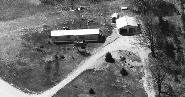 Vintage Aerial photo from 1990 in Leelanau County, MI