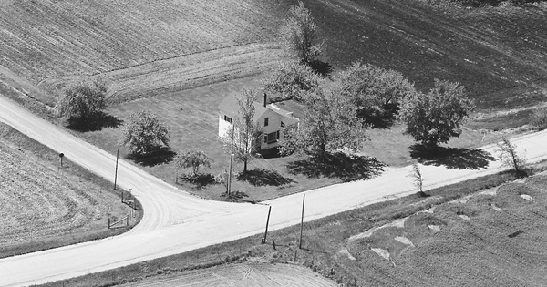 Vintage Aerial photo from 1981 in LaGrange County, IN