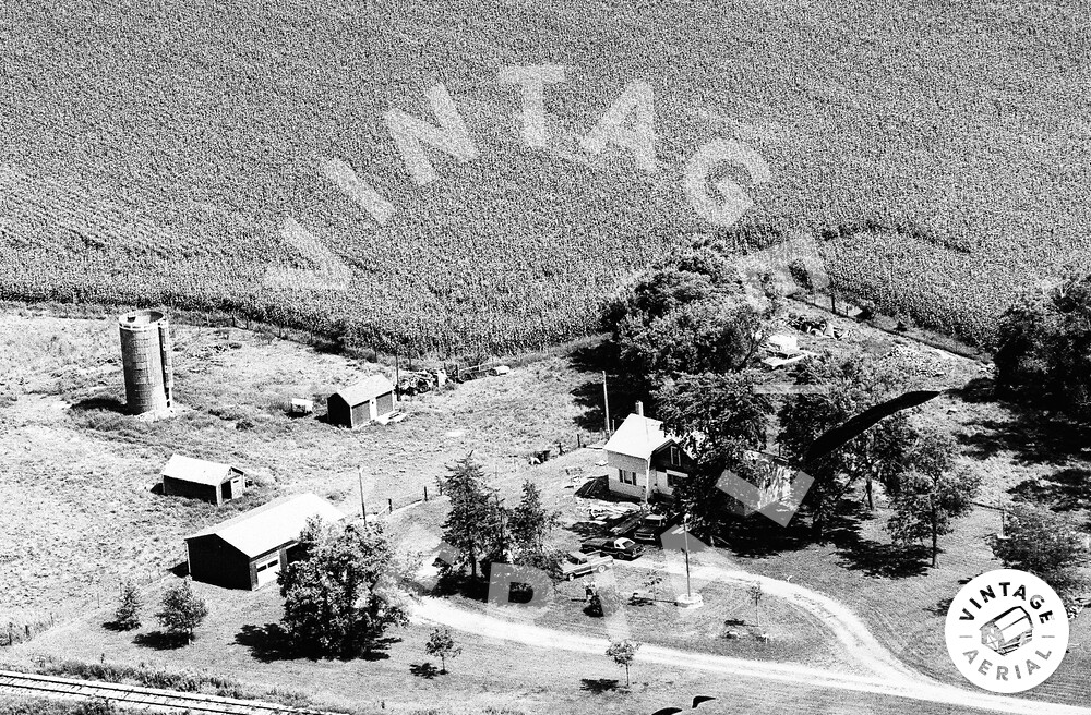 Vintage Aerial Iowa Emmet County 1981 34CEM6