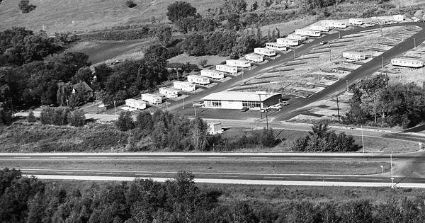 Vintage Aerial photo from 1967 in Nicollet County, MN