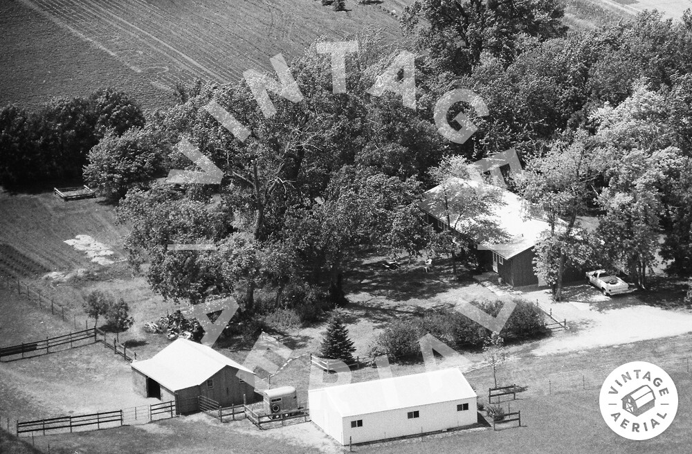 Vintage Aerial Minnesota Lyon County 1988 25PLY3
