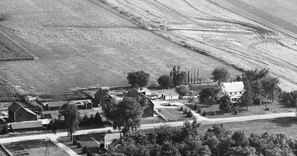 Vintage Aerial photo from 1965 in Polk County, IA