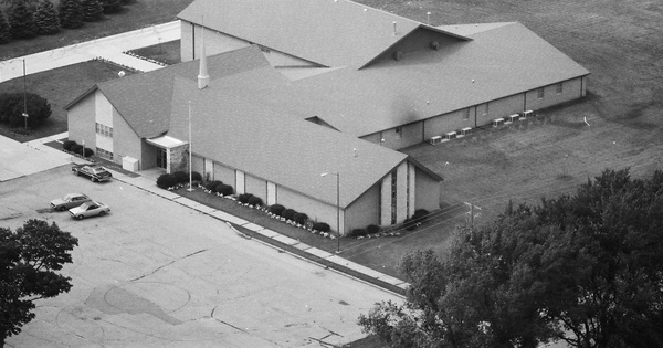 Vintage Aerial photo from 1985 in Polk County, IA