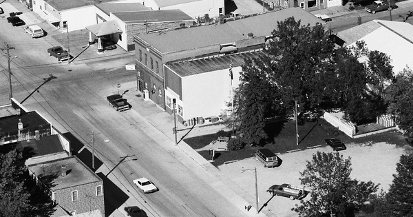 Vintage Aerial photo from 1989 in Chickasaw County, IA
