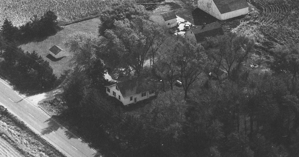 Vintage Aerial photo from 1991 in Clay County, IA