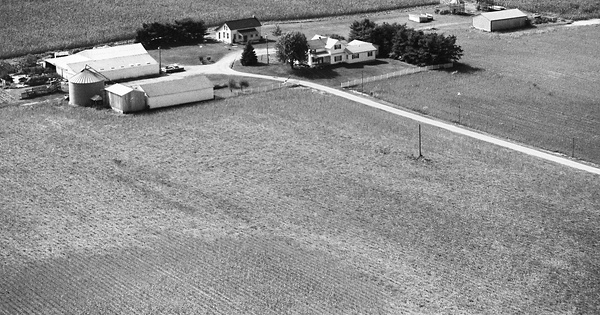 Vintage Aerial photo from 1982 in White County, IN