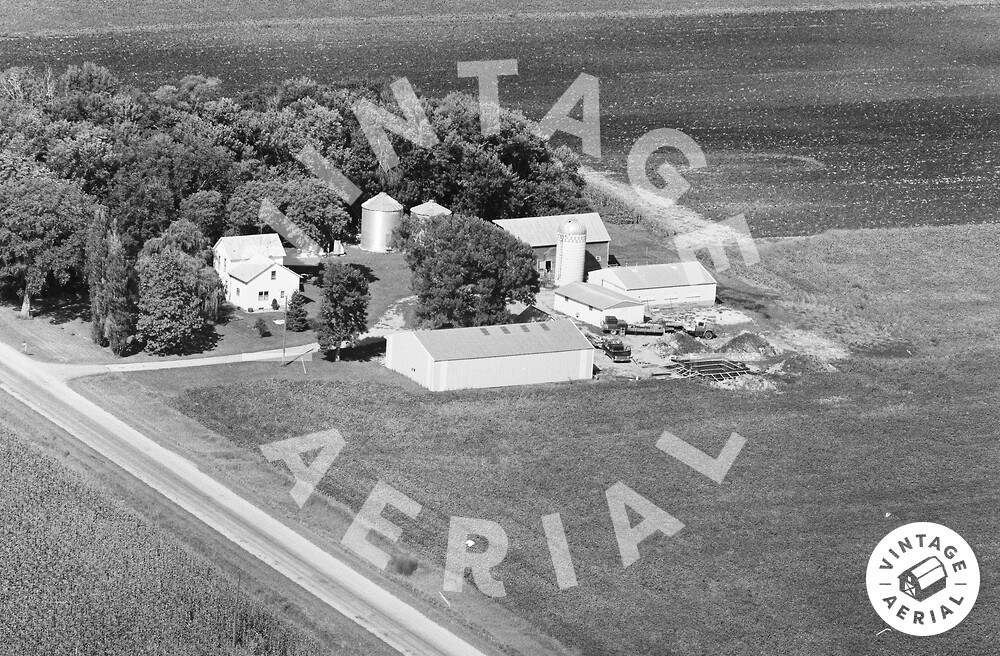 Vintage Aerial Minnesota Renville County 1979 66FRE8