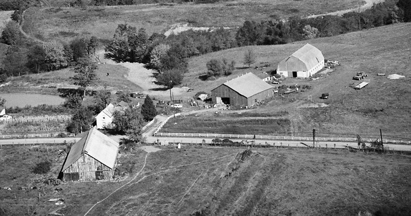 Vintage Aerial photo from 1977 in Grant County, KY