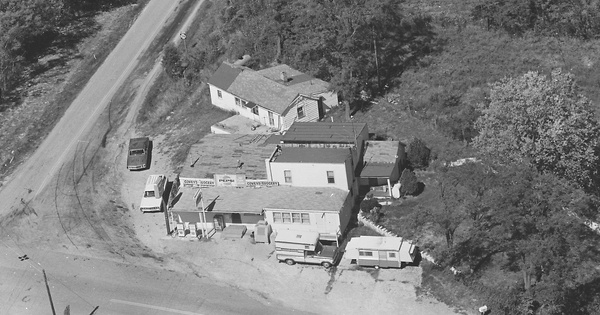 Vintage Aerial photo from 1980 in Grant County, KY