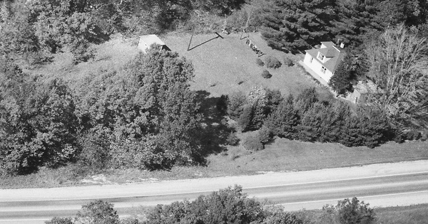 Vintage Aerial photo from 1990 in Newaygo County, MI