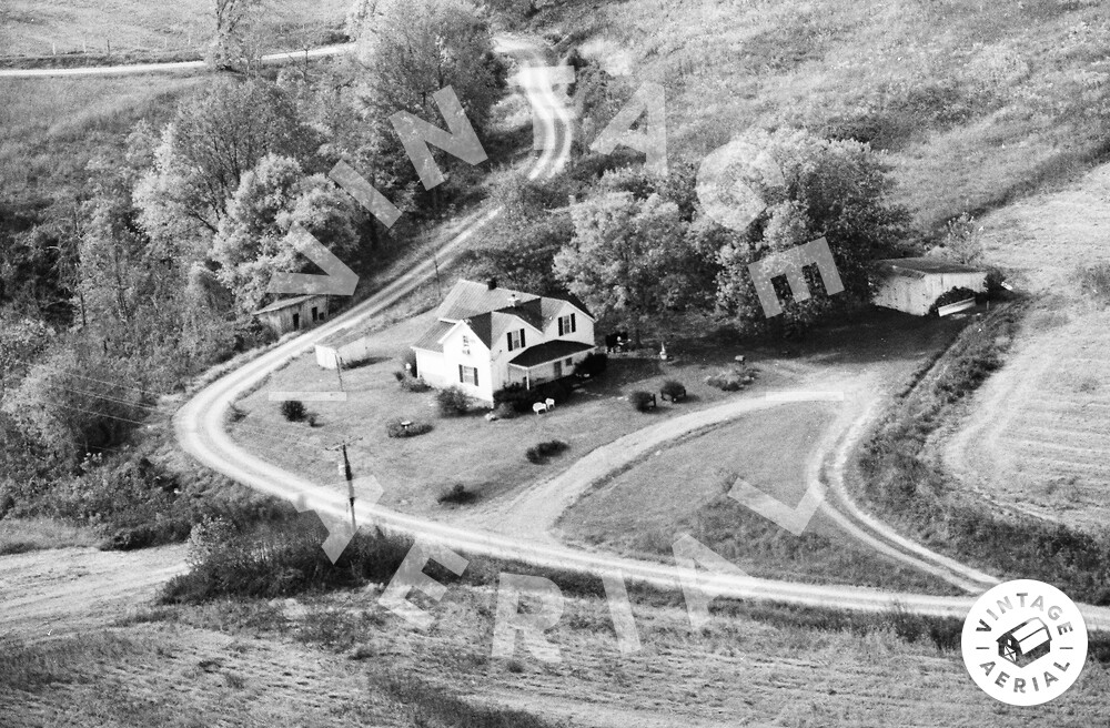 Vintage Aerial Kentucky Taylor County 1982 42WTA28