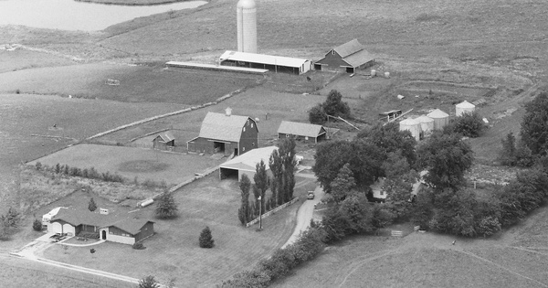 Vintage Aerial photo from 1984 in Lucas County, IA