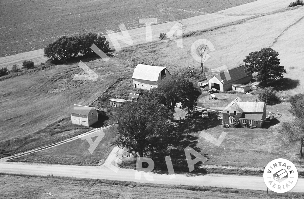 Vintage Aerial Minnesota Le Sueur County 1969 39JLS19