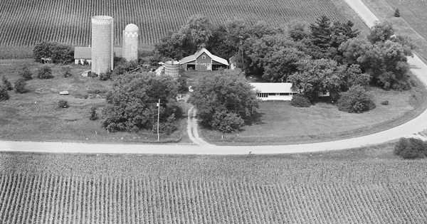 Vintage Aerial photo from 1981 in Isanti County, MN